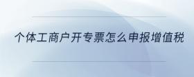 個體工商戶開專票怎么申報增值稅