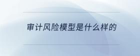 審計風險模型是什么樣的