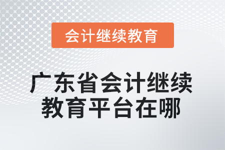 2025年廣東省會(huì)計(jì)人員繼續(xù)教育平臺(tái)在哪？