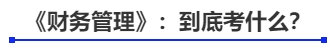 中級(jí)會(huì)計(jì)《財(cái)務(wù)管理》：到底考什么？