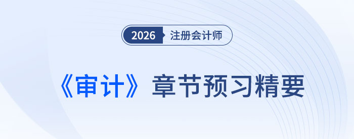 第十九章審計報告_2026年注會審計章節(jié)預(yù)習(xí)精要