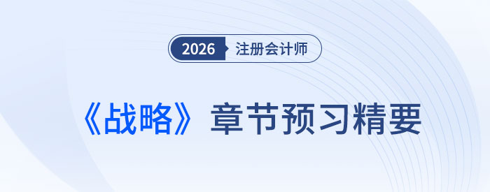 第四章戰(zhàn)略實(shí)施_2026年注會(huì)戰(zhàn)略章節(jié)預(yù)習(xí)精要