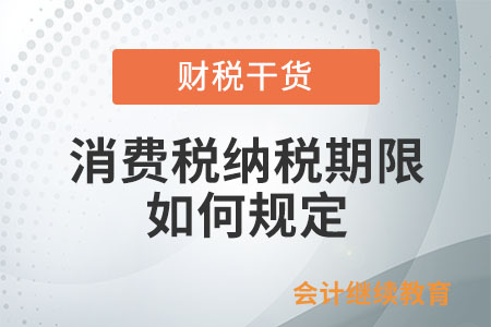 消費(fèi)稅的納稅期限是如何規(guī)定的？