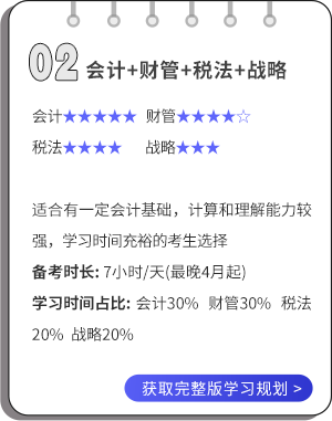 會計+財管+稅法+戰(zhàn)略