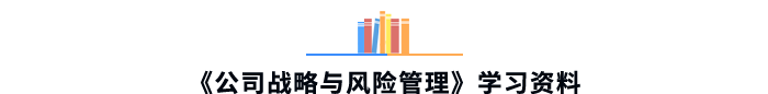 《公司戰(zhàn)略與風(fēng)險(xiǎn)管理》學(xué)習(xí)資料