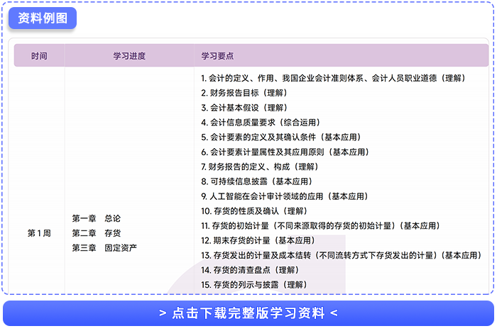 學(xué)習(xí)計(jì)劃